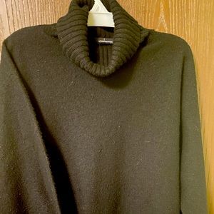 Moda Internacional Black wool turtleneck sweater - Large